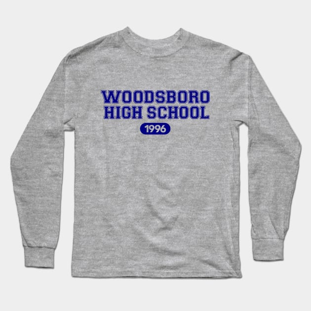 Woodsboro High School Long Sleeve T-Shirt by ATBPublishing